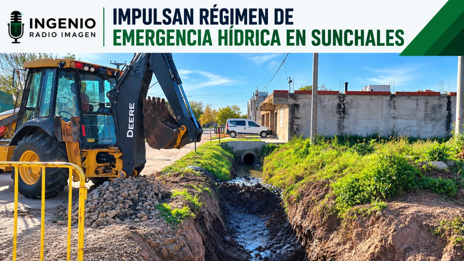 Impulsan régimen de emergencia hídrica en Sunchales