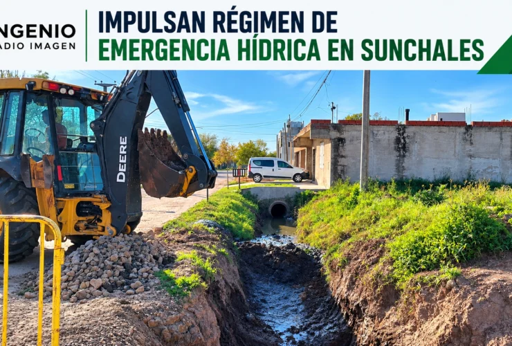 Impulsan régimen de emergencia hídrica en Sunchales