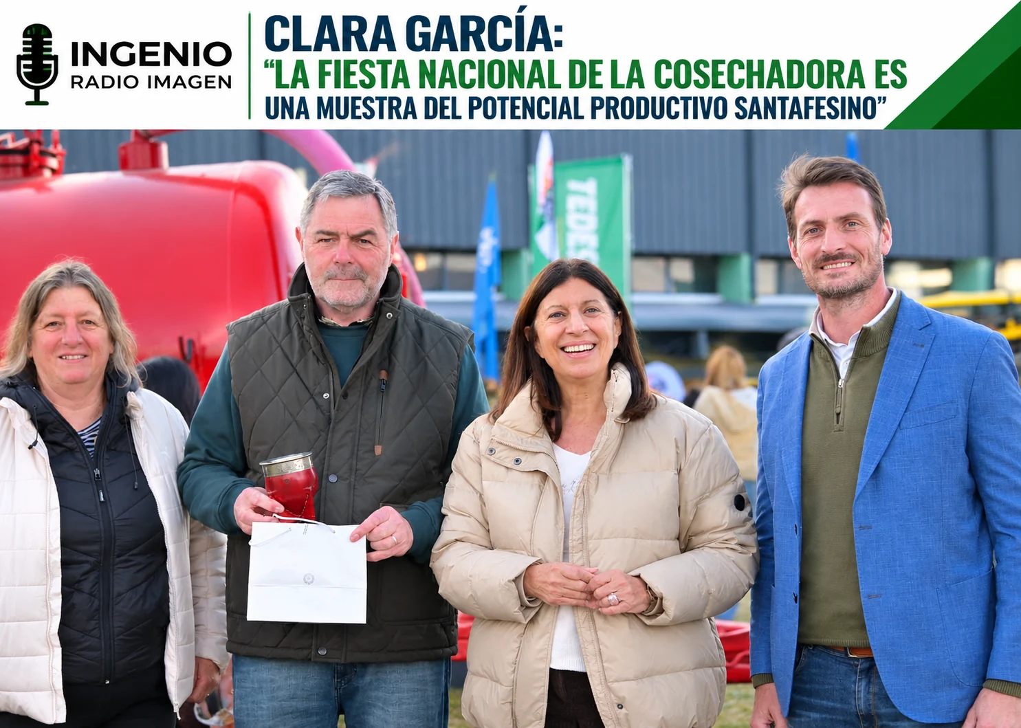 La Fiesta Nacional de la Cosechadora es una muestra del potencial productivo santafesino