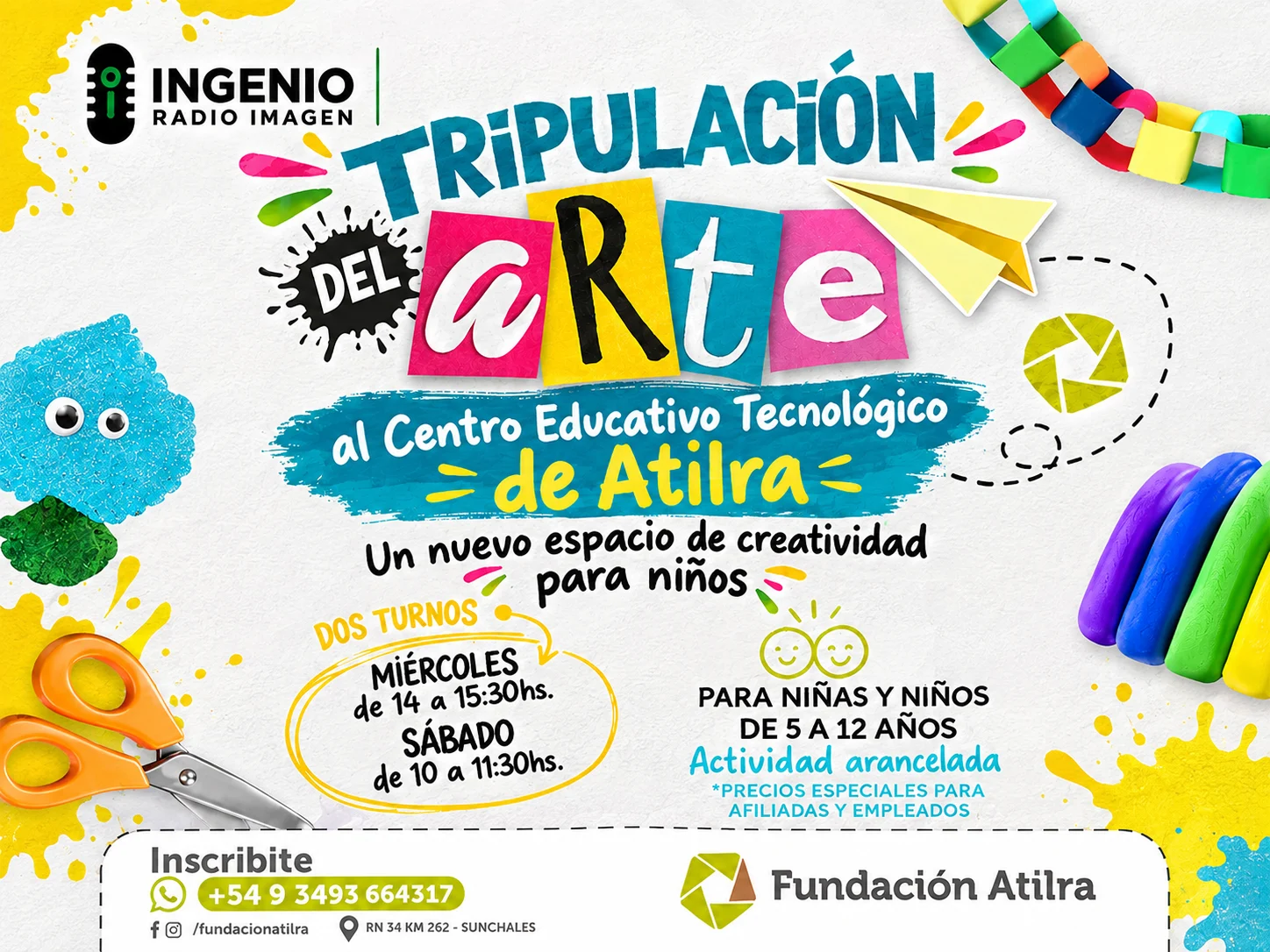 Llega la Tripulación del Arte al Centro de Atilra