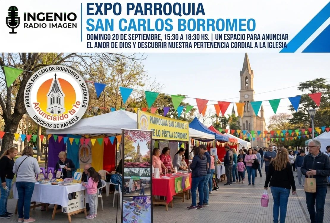 Expo Parroquia en Plaza Libertad 