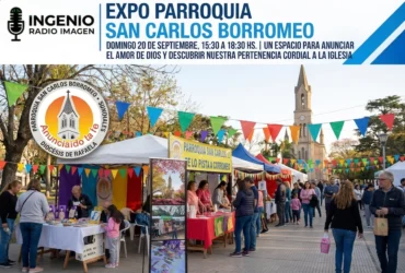 Expo Parroquia en Plaza Libertad