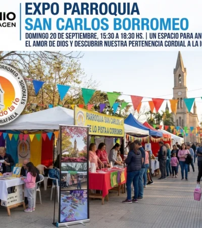 Expo Parroquia en Plaza Libertad 