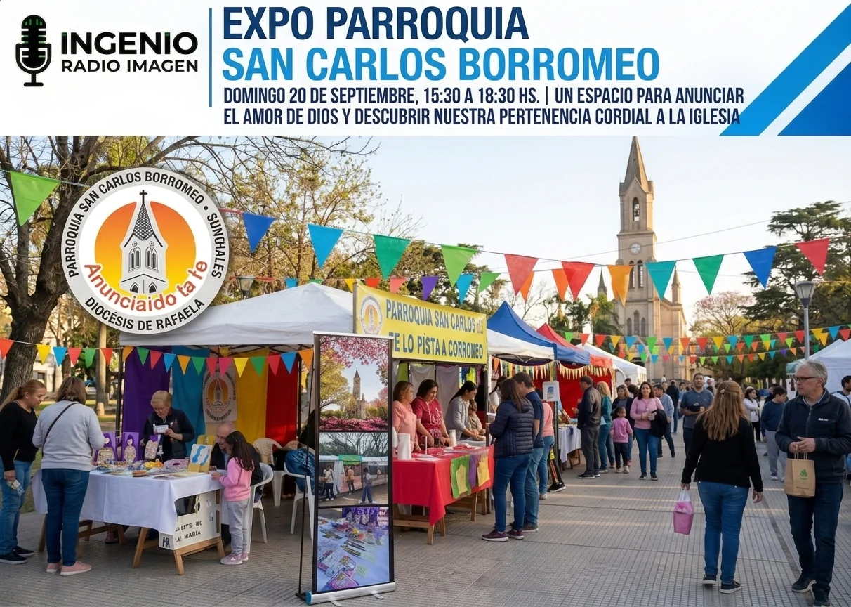 Expo Parroquia en Plaza Libertad 