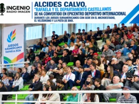 Alcides Calvo Rafaela y el Departamento Castellanos epicentro deportivo internacional por los Juegos Suramericanos