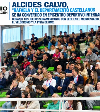 Alcides Calvo Rafaela y el Departamento Castellanos epicentro deportivo internacional por los Juegos Suramericanos