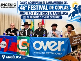 CALVO ACOMPAÑÓ EL LANZAMIENTO FESTIVAL DE COPLAS, JINETES Y POTROS EN ANGÉLICA