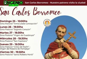 San Carlos Borromeo visita la ciudad