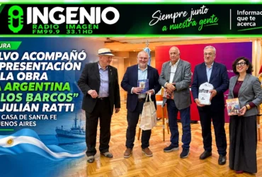 Calvo acompañó La Argentina de los Barcos en Buenos Aires