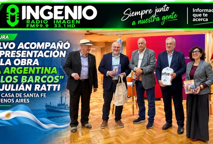 Calvo acompañó La Argentina de los Barcos en Buenos Aires