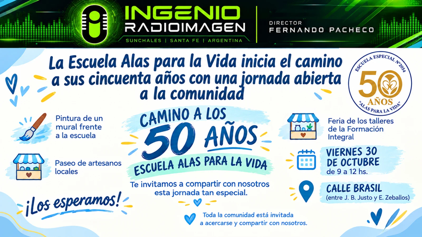 La Escuela Alas para la Vida inicia el camino a sus cincuenta años con una jornada abierta a la comunidad