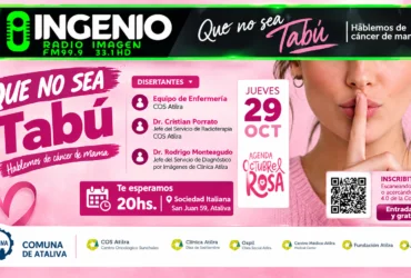 Que no sea tabú, hablemos de cáncer de mama en Ataliva