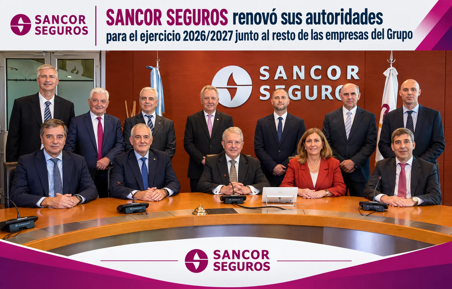 Sancor Seguros renovó sus autoridades, presidente José Sánchez