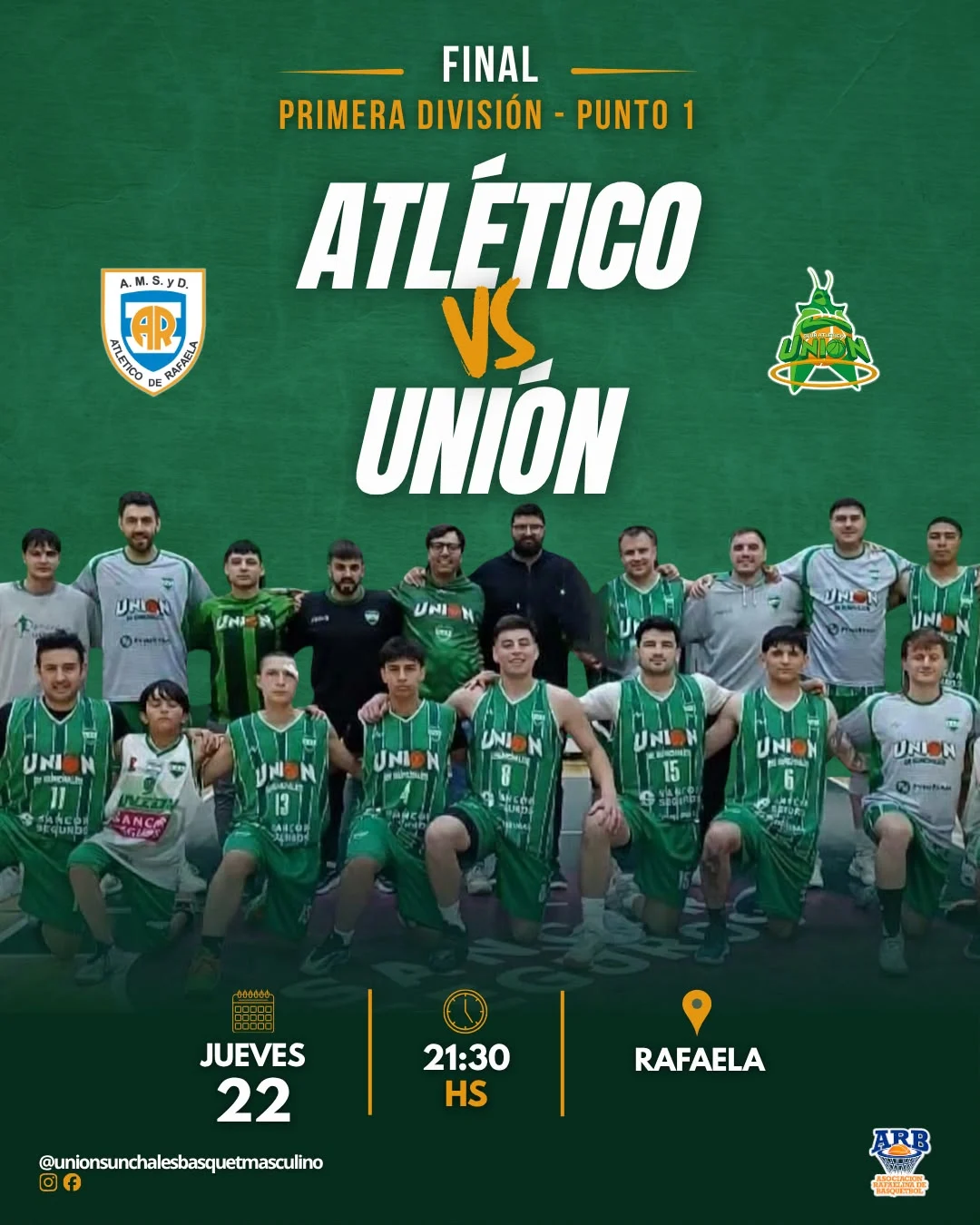 Arranca la final de la Asociación Rafaelina de Básquet
