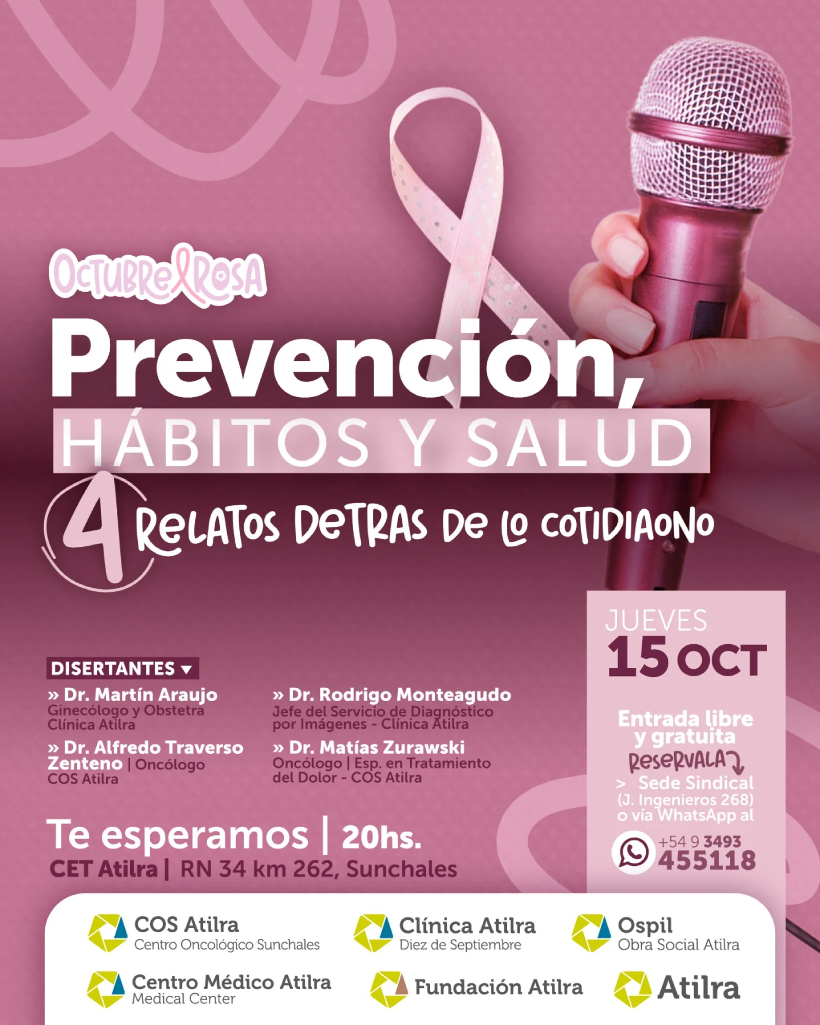 Octubre Rosa en Sunchales
